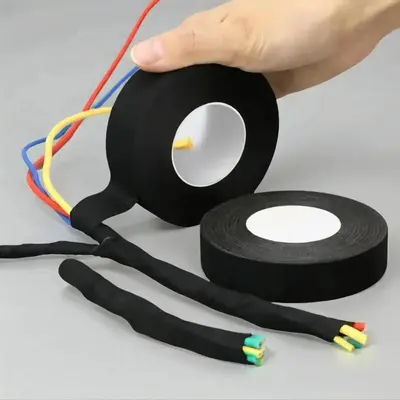 Waterproof Lnsulation Flame Retardant Adhesive Cloth Tape,Electrical Heat-Resistant High Temperature Resistance Flame Retard...
