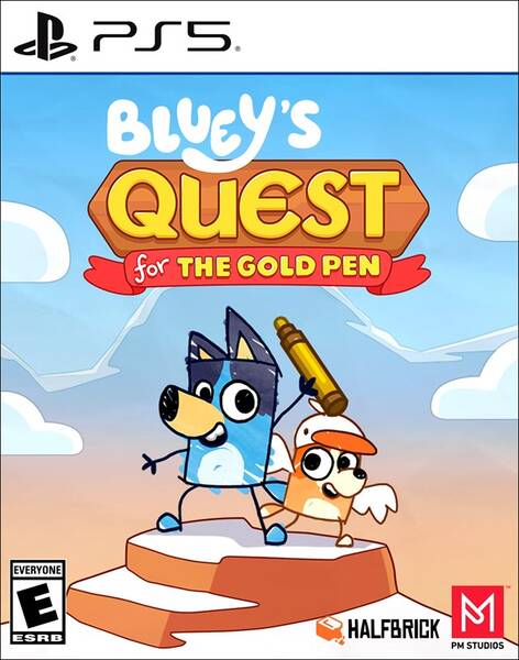 Bluey's Quest for The Gold Pen