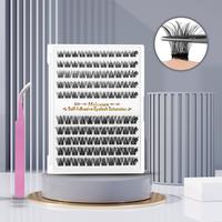 Self Adhesive Eyelashes Cluster, 1 Box Natural Look Eyelash Extensions, Self Adhesive False Eyelashes, Eye Makeup Product for...