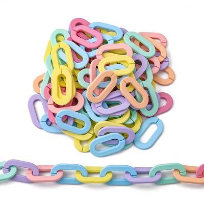 Rubberized Style Acrylic Linking Rings