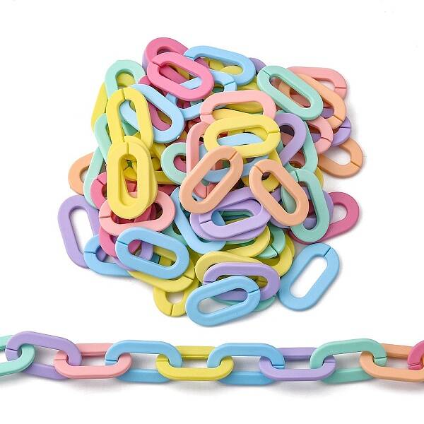 Rubberized Style Acrylic Linking Rings