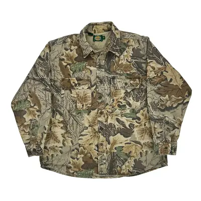 Cabelas Camo Flannel Shirt - XL Multicoloured Cotton