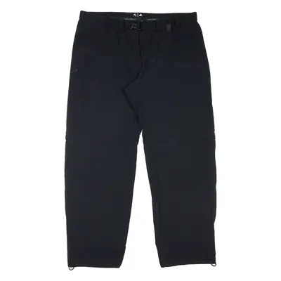 ADIDAS Hiking Outdoor Trousers Black Relaxed Straight Womens W34 L29