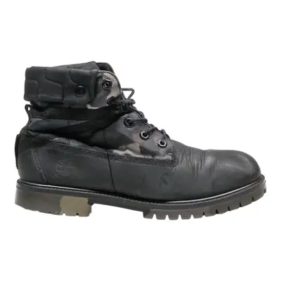 TIMBERLAND Lace-Up Boots Black Leather Mens UK 8