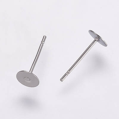 Non-Tarnish 304 Stainless Steel Stud Earring Settings