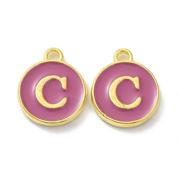 Golden Plated Alloy Enamel Charms