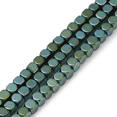 Electroplate Non-magnetic Synthetic Hematite Beads Strands