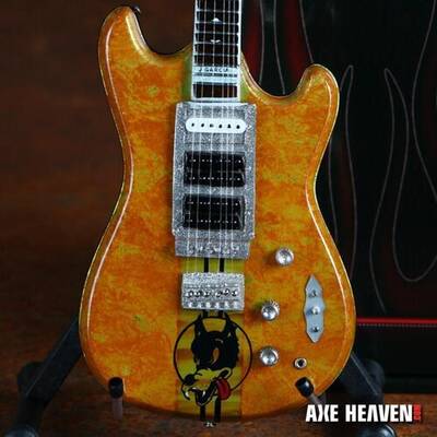 Jerry Garcia Wolf Tribute 10 Inch Miniature Guitar Officially Licensed