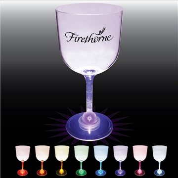 48 Promotional 14 oz Lighted Standard Stem Goblet - Plastic - LED ...