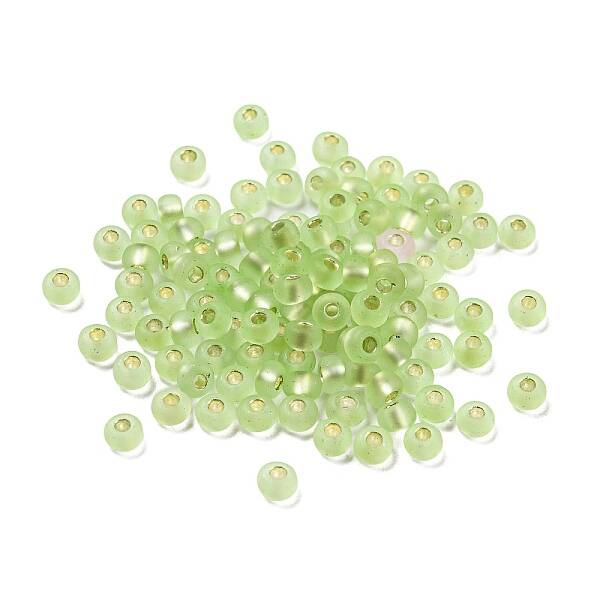 Frosted Silver Lined Glass Seed Beads