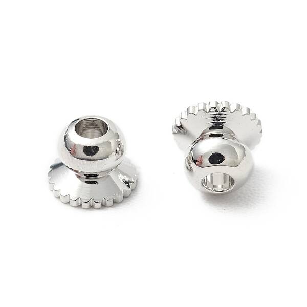 Rack Plating Brass Bead Cap