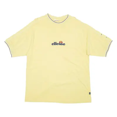 ELLESSE Mens T-Shirt Yellow M
