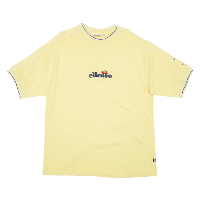 ELLESSE Mens T-Shirt Yellow M