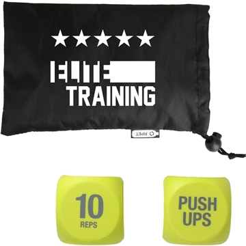 50 Custom 2 Piece Exercise Dice - Workout Timer