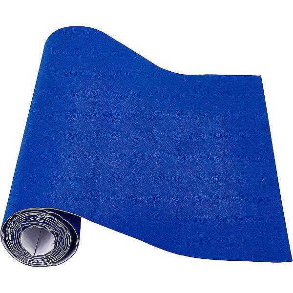 BENECREAT 15.7x78.7(40cmx2m) Self-Adhesive Felt Fabric Royal Blue Jewelry Box Lining for DIY Costume Making and Furniture Pro...