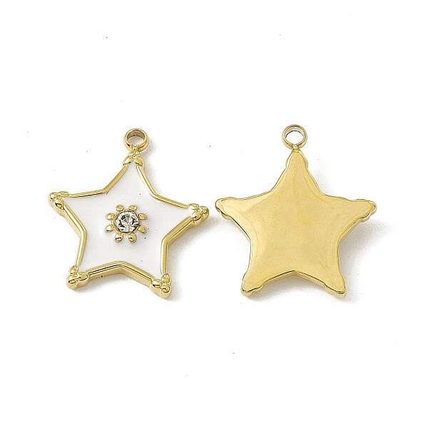 PVD Vacuum Plating 201 Stainless Steel Enamel Pendants