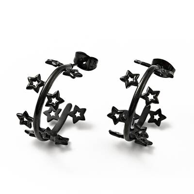 Star Wrap Stud Earrings