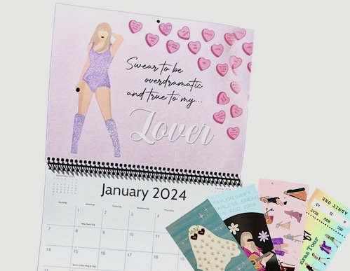 Taylor Swift Version Taylor Swift Calender Swift Fan Calender Bookmark Set