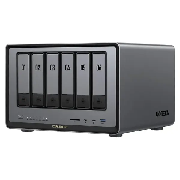 25898 UGREEN NASync DXP6800 Pro 6-Bay NAS Enclosure