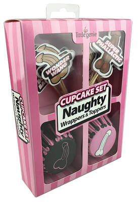 Cupcake Set - Naughty Wrappers & Toppers