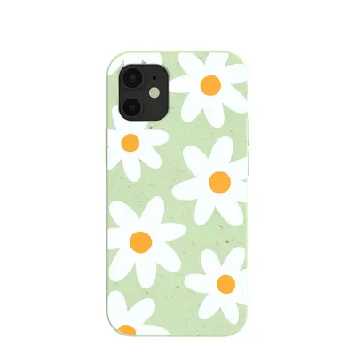 Sage Green Daisy iPhone 12 Mini Case