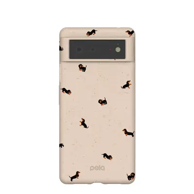 Seashell Lil Dachshunds Google Pixel 6 Case