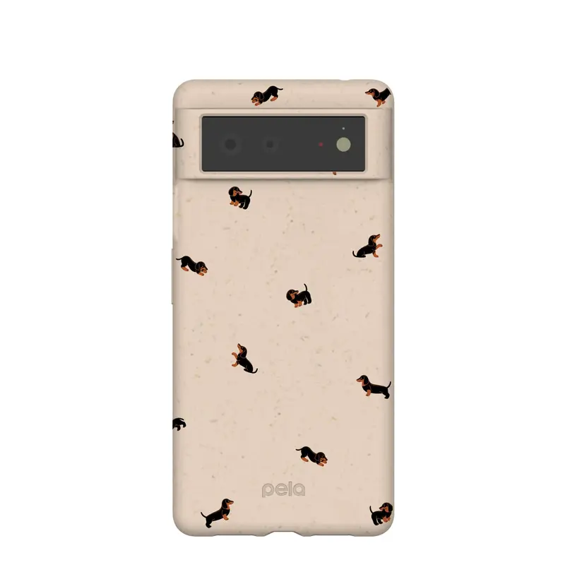 Seashell Lil Dachshunds Google Pixel 6 Case