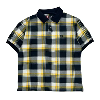 Chaps Ralph Lauren Checked Polo Shirt - Large Multicoloured Cotton