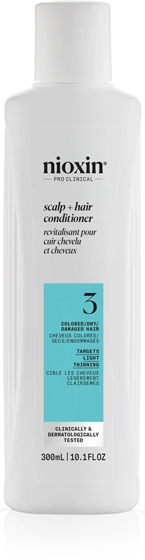 Nioxin System 3 - Conditioner - Coloured and damaged hair with slight weakening 300ml