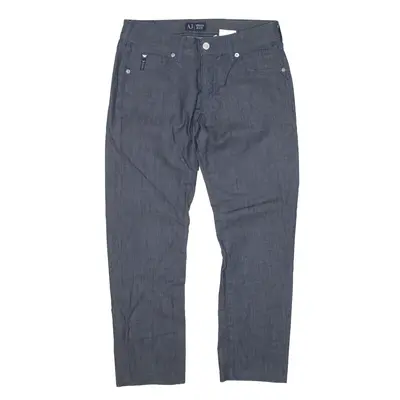 ARMANI Jeans Blue Denim Regular Tapered Womens W27 L24