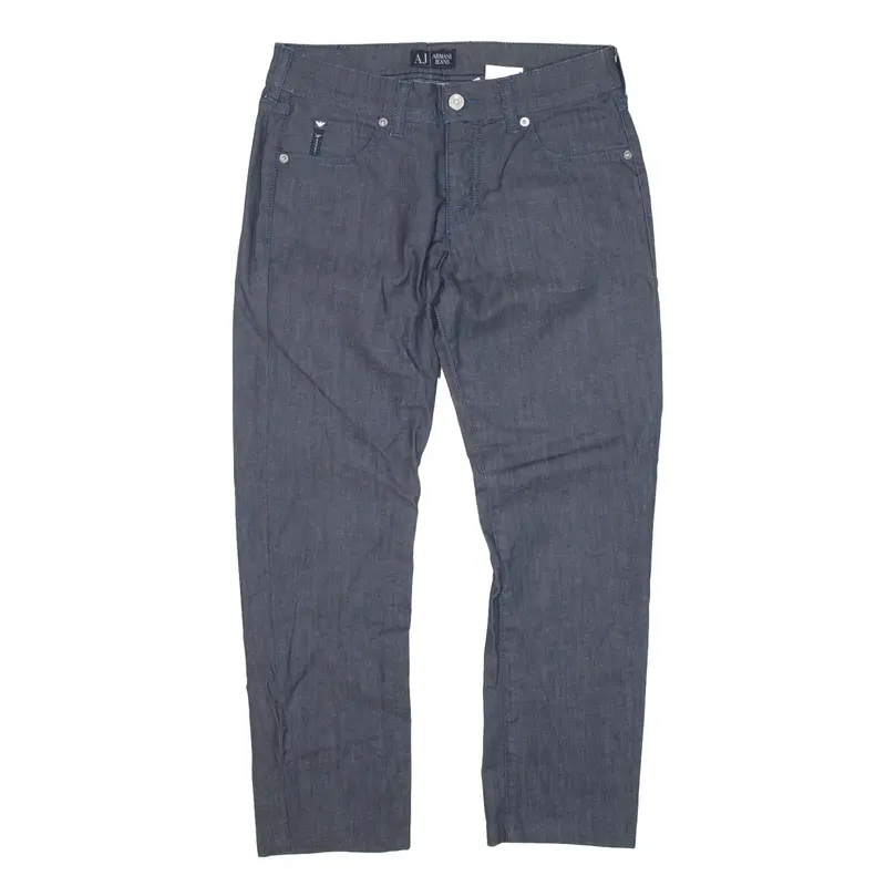 ARMANI Jeans Blue Denim Regular Tapered Womens W27 L24