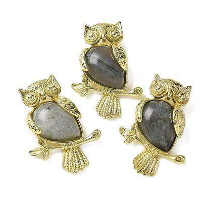 Natural Labradorite Pendants