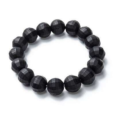 Frosted Glass Beads Stretch Bracelets