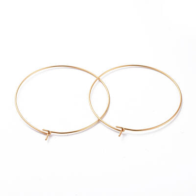 316 Surgical Stainless Steel Hoop Earring Findings