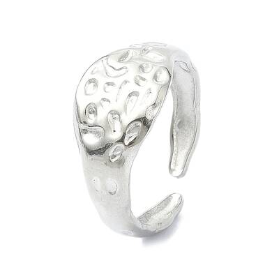 304 Stainless Steel Cuff Rings for Women