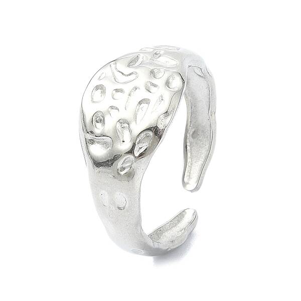 304 Stainless Steel Cuff Rings for Women