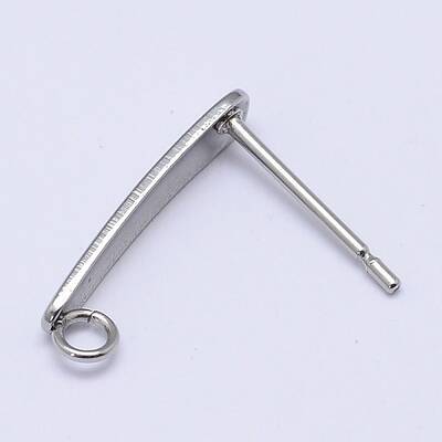 Non-Tarnish 304 Stainless Steel Stud Earring Findings