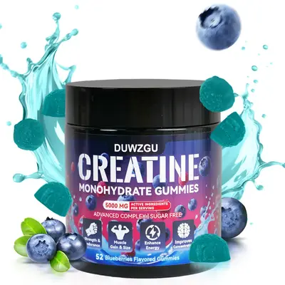 Creatine Gummies Creatine Monohydrate L-Carnitine for Gain, More Strength and Faster Recovery