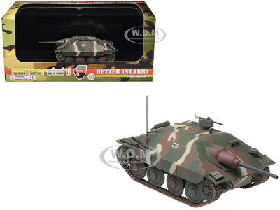 Hetzer (Starr) Tank Destroyer Prague (1945) German Army 1/72 Diecast Model by Panzerstahl