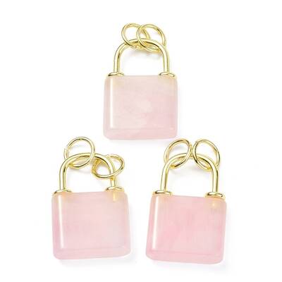 Natural Rose Quartz Pendants