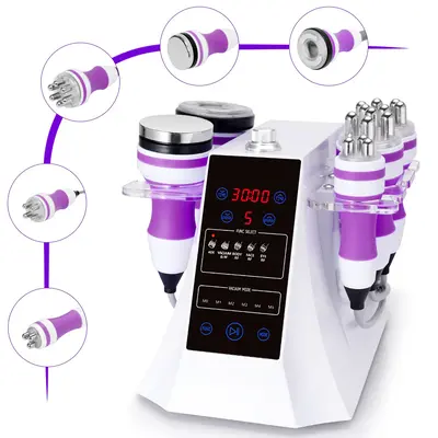 Unoisetion 5 In 1 40K Ultrasonic Cavitation Vacuum RF Body Contouring Skin Lifting Machine for Spa Salon Studio Home Use | LY...