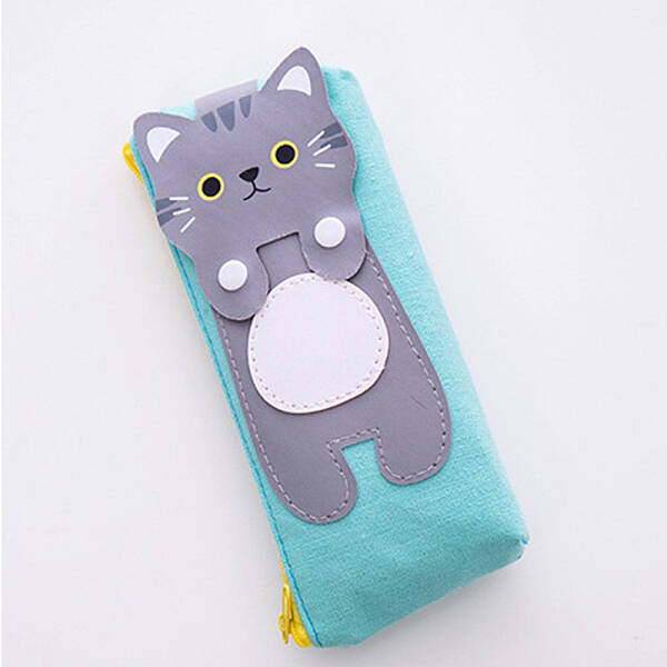 Cartoon Cat Cloth Storage Pencil Zipper Pouches