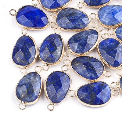 Natural Lapis Lazuli Links connectors