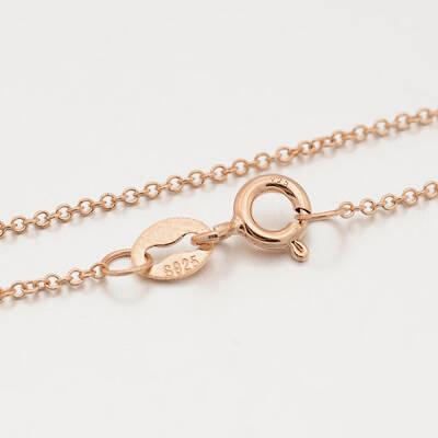 925 Sterling Silver Rolo Chain Necklaces