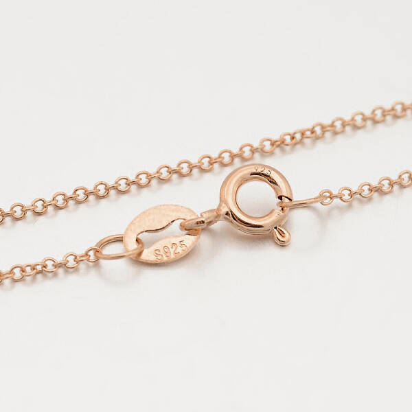 925 Sterling Silver Rolo Chain Necklaces