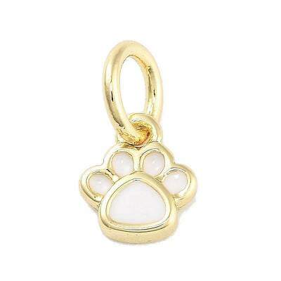 Real 18K Gold Plated Brass Enamel Charms