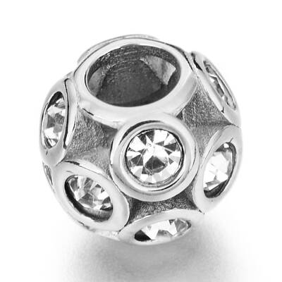 304 Stainless Steel European Beads