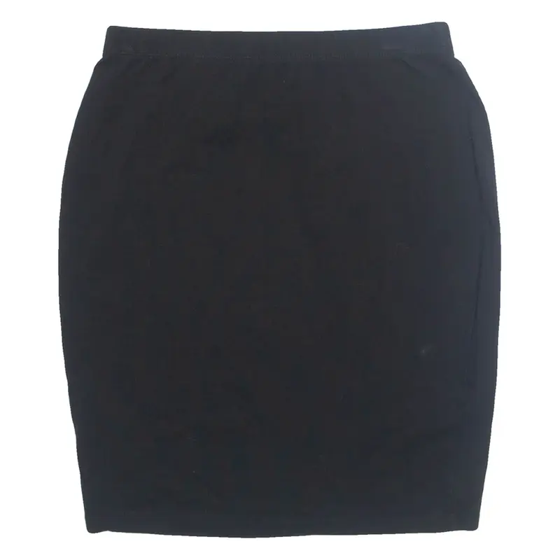 ZALANDO Stretch Womens Bandage Skirt Black Short L