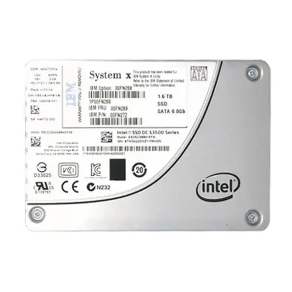 00FN272 IBM 1.6TB SATA 2.5-Inch Internal Solid State Drive
