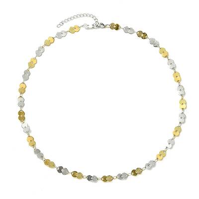 Ion Plating(IP) 304 Stainless Steel Boston Link Chain Necklaces for Women